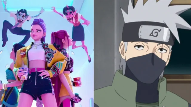 Así puedes crear una lámina para colorear de Las Guerreras K-pop como hokages de Naruto
