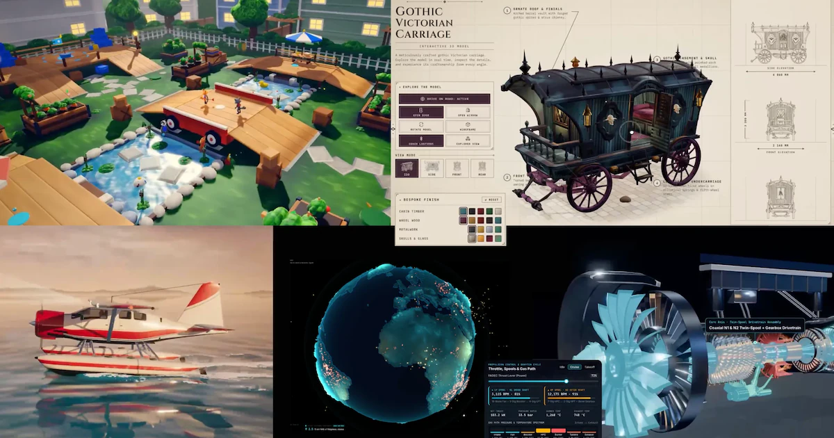 Desde un mapa de ondas sísmicas hasta un juego en 3D: los usos más destacados de la IA Gemini 4 Argon