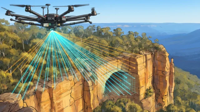 Drones con tecnología láser descubren refugios aborígenes milenarios ocultos en los bosques de Australia