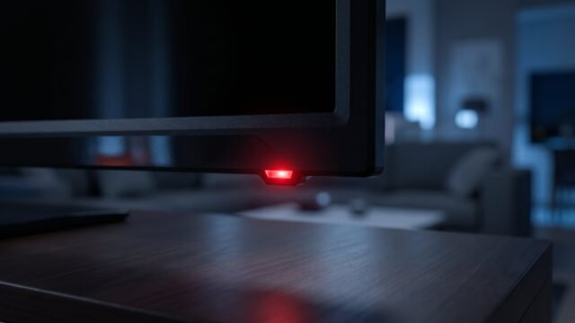 Por qué el televisor tiene una luz roja parpadeando y qué problema está avisando