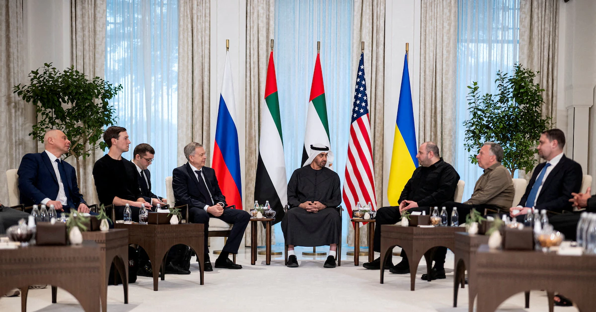 El Kremlin confirmó que Rusia y Ucrania negociarán en Abu Dabi bajo la mediación de Estados Unidos