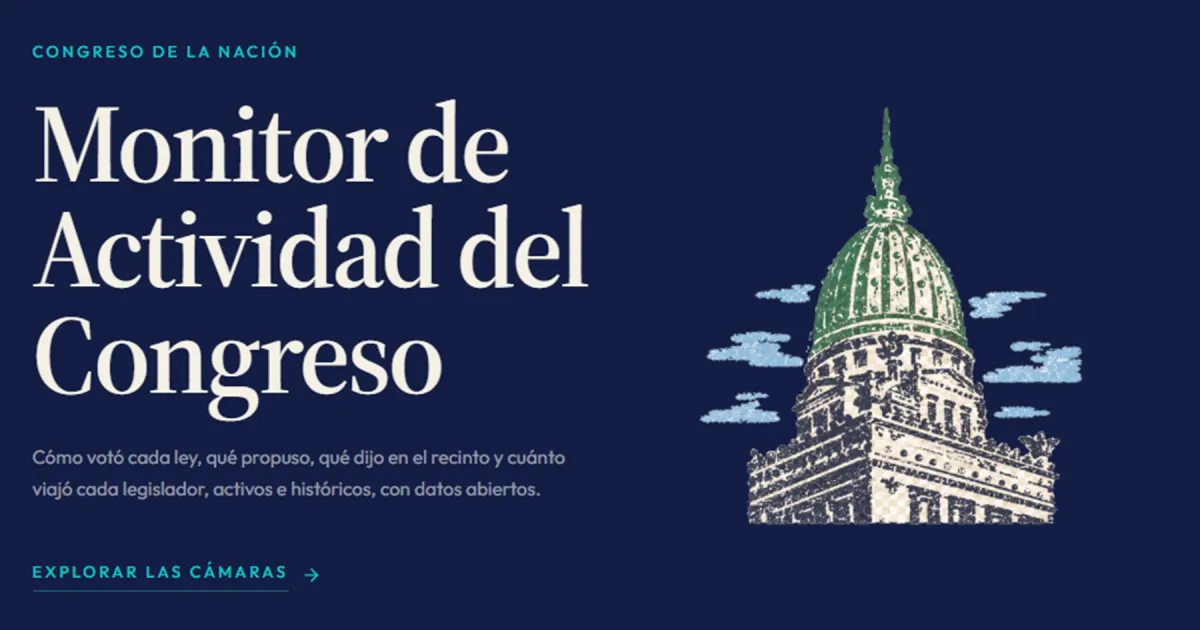 La UBA lanzó una plataforma para conocer cómo votan, qué dicen y qué hacen diputados y senadores