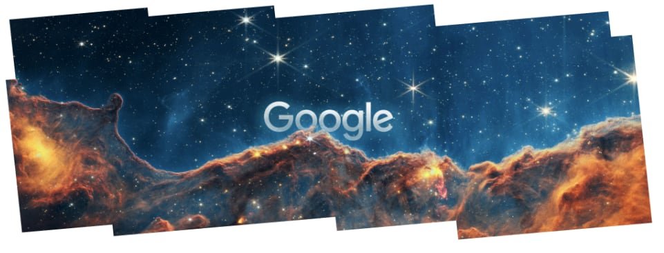 Google celebra la Semana del Espacio con doodle de la Nebulosa de Carina captada por el telescopio James Webb