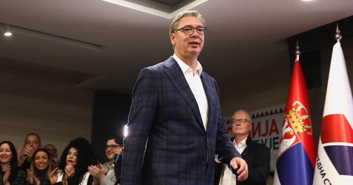 Aleksandar Vucic reconoció la derrota ante la Lista de Estudiantes en las elecciones de Serbia