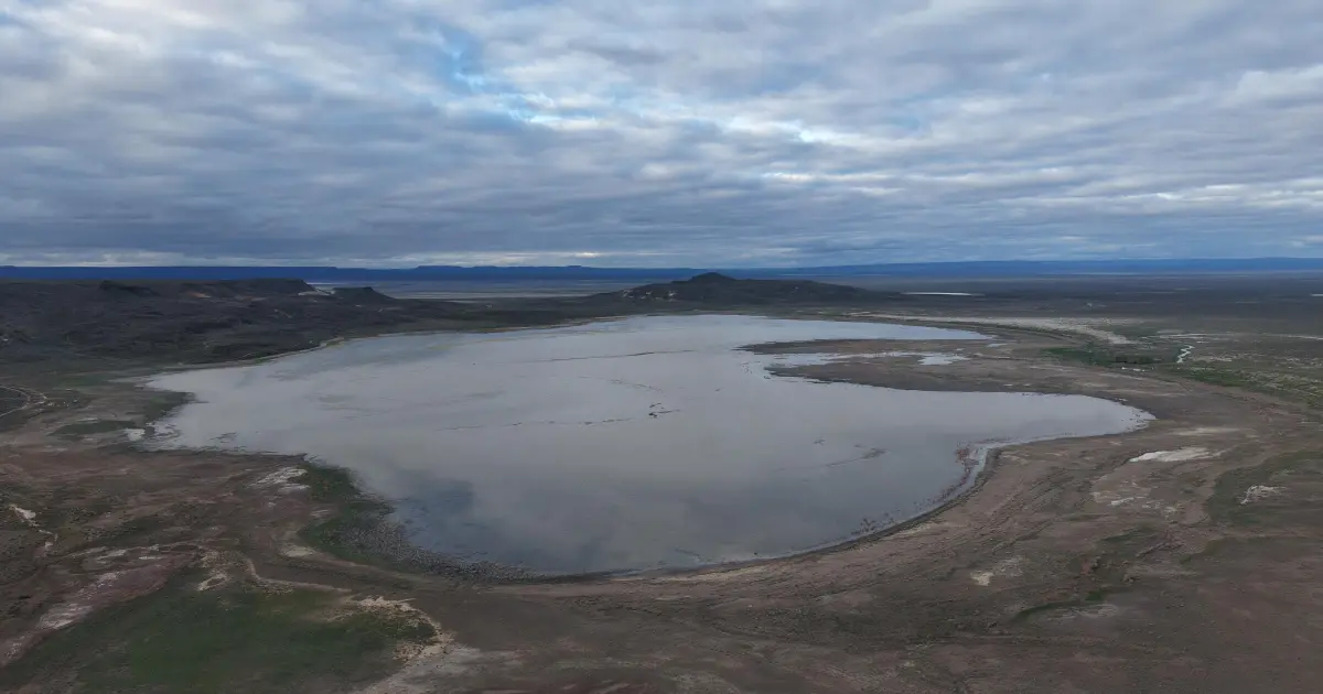 La laguna Carrilaufquen, en Jacobacci, recuperó el agua después de más de una década de sequía