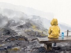 Abandonó a su hijo de 7 años en el Monte Fuji porque el niño no aguantó el ascenso