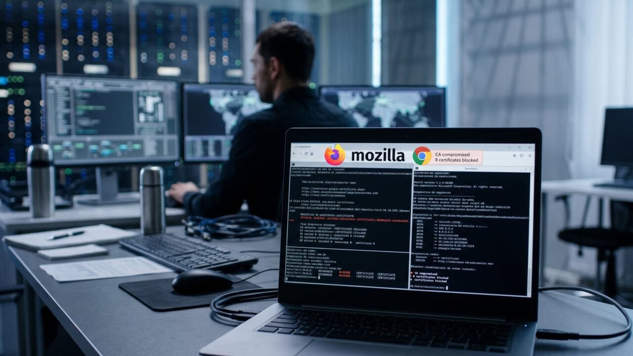 Mozilla y Google bloquearon ocho certificados digitales que podían falsificar cualquier sitio web