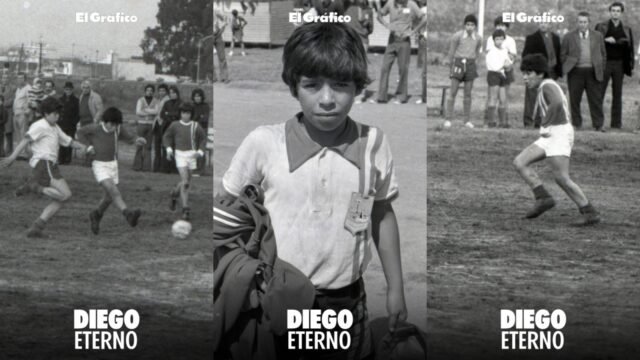 Las 10 del 10: las mejores fotos de Maradona en Cebollitas