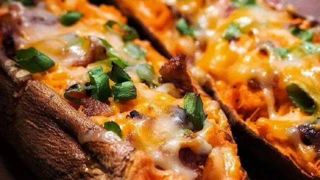 Una comida fácil, rápida y riquísima: batatas rellenas
