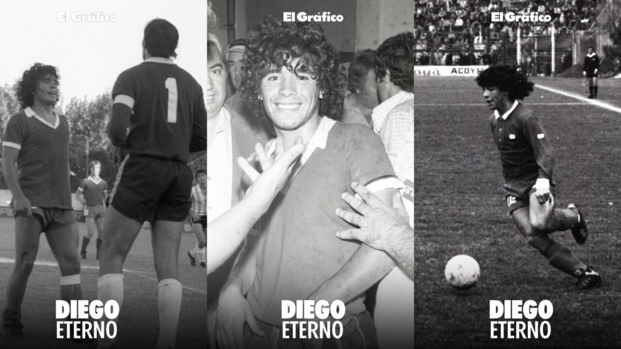 Las 10 del 10: las mejores fotos de Maradona en Argentinos