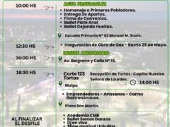 Sierra Grande celebra sus 123° aniversario