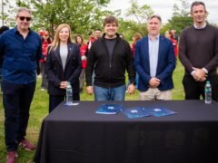 Copa Argentina Axion energy y el Municipio de Tres de Febrero impulsan una nueva edición de “Goles con Eco” con la plantación de 100 árboles nativos