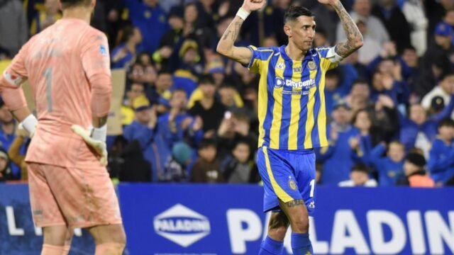 Con Ángel de puntero: Rosario Central ganó de la mano de Di María y lidera la anual