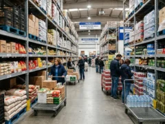 Las ventas en supermercados y mayoristas cayeron en agosto, pero hubo señales de mejora en los shoppings