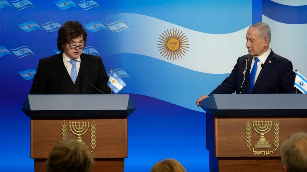 Milei celebró que Netanyahu haya ordenado apoyar a la Argentina en el reclamo por Malvinas