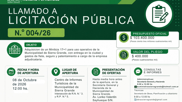 Licitación Pública N.º 004/2026