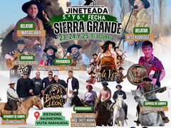 Vuelve la fiesta de jineteada a Sierra Grande!