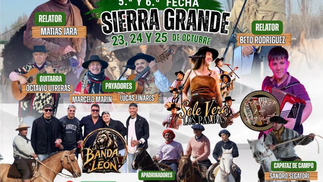 Vuelve la fiesta de jineteada a Sierra Grande!