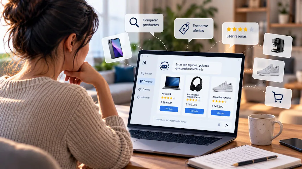 Uno de cada cuatro argentinos usa inteligencia artificial para comprar y el 85% sigue sus recomendaciones