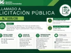 Llamado a Licitación Pública N.º 005/26