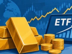 El oro cayó, pero los inversores redoblaron la apuesta y llevaron a los ETF a un trimestre récord
